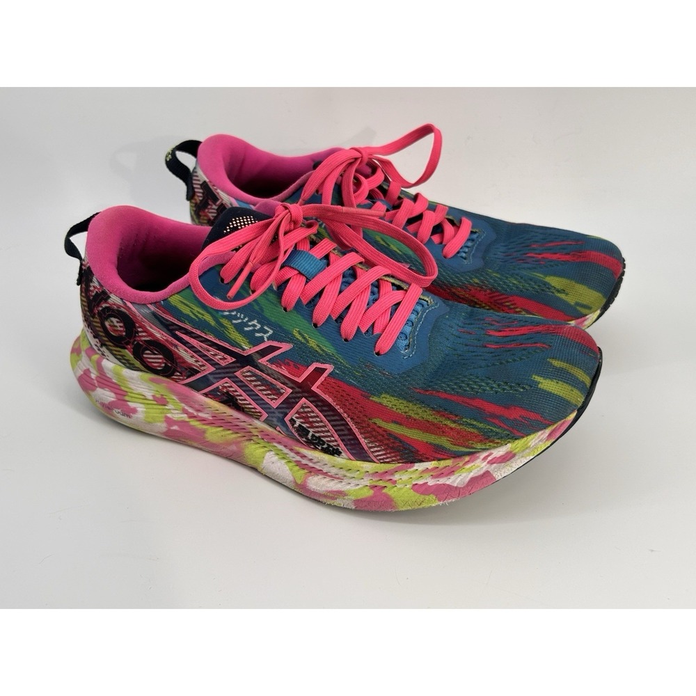 Size 8 - ASICS Noosa Tri 13 Color Injection‎ Pack - Digital Aqua Hot Pink Wmns